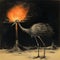 Surrealistic Horror: Ostrich On Fire - Alfred Kubin Inspired Cumbia Band Cover