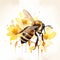 Surrealistic Realism: Bee Illustration Inspired By Georgia O\\\'keeffe\\\'s Style