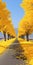 Surrealistic Yellow Tree: A Joyful Celebration Of Nature