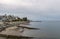 SURREY, CANADA - October 27, 2018: Blackie Spit park area at Boundary bay.