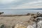 SURREY, CANADA - October 27, 2018: Blackie Spit park area at Boundary bay.