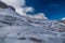 Surrounding of Rifugio Boe on Sella mounrtain group in Dolomites mountains in Italy