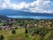 Surroundings of the Chateau de Menthon Saint Bernard, Haute Savoie department, France