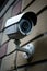 Surveillance Camera Mounted on a Wall for Enhanced Security Measures