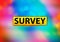 Survey Abstract Colorful Background Bokeh Design Illustration
