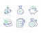 Survey checklist, Money bag and Saving money icons set. Sale, Block diagram and Loyalty points signs. Vector