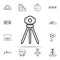 survey instrument icon. Measuring Instruments icons universal set for web and mobile