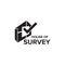 Survey and research company logo design template