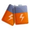 Survival battery pack icon, cartoon style