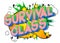 Survival Class. Comic book style text.