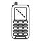 Survival phone icon, outline style