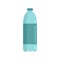 Survival water bottle icon flat isolated vector