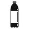 Survival water bottle icon, simple style