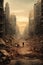 Surviving the Apocalypse: A Walk Through a Desolate City Street