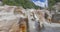 Surya Kund water Fall Gangotri temple in Himalaya India.