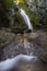 Susara waterfall in the Nera National Park, Romania