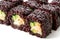 Sushi with black rice