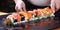 Sushi Chef\\\'s Precision Roll - Culinary Artistry - Zen Focus - Japanese Mastery
