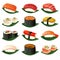 Sushi icons