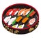 Sushi -Japanese traditional plate
