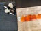 Sushi making process in the kitchen