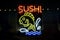 Sushi restaurant sign