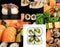 Sushi Rolls Collage, Various Sushi Collection, Different Susi Rolls