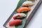 Sushi Set : Maguro Bluefin Tuna, Hamachi Yellowtail, Salmon, Tai Red Seabeam,
