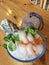 Sushi set many fish sashimi marki