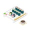 Sushi Set Minimalystic Style Pure Form Design