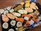 Sushi tamago crabstick food delicious Japanese japanesefood