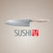 Sushi vector logo, icon, emblem