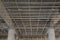 Suspended ceiling system under reconstruction building