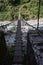 Suspension bridge on Annapurna Circuit