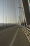 Suspension bridge highway detail