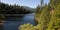 Suspension Bridge Pedestrian Walkway Lake Siskiyou Reservoir