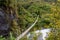 Suspension bridge at the Roberts Point Track at Franz Josef Glacier National Park