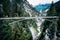 Suspension Bridge in Switzerland.