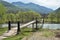 Suspension bridge in Transylvania