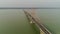 Suspension cable bridge in surabaya