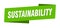 sustainability banner template. sustainability ribbon label.