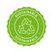 Sustainability Energy Stamp. Sustainable Nature Power Green Label. Eco Friendly Sticker. Arrow Sustainable Symbol. Zero