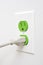 Sustainable clean green energy plug and outlet