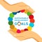 Sustainable Development Global Goals. Corporate social responsibility