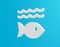 Sustainable Development Goals Life Below Water icon. 3D rendering