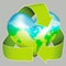 Sustainable Earth Day Icon