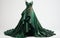 Sustainable Luxury Evening Gown on generative ai .