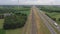 Sustainable Pathways: Wind Turbines Overlooking the E19 Highway Antwerp, Breda, at Brecht