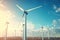 Sustainable wind power, Turbines generating clean and renewable energy