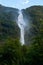 Sutherland Falls, highest waterfall in New Zealand 580m, Milford Track Great walk